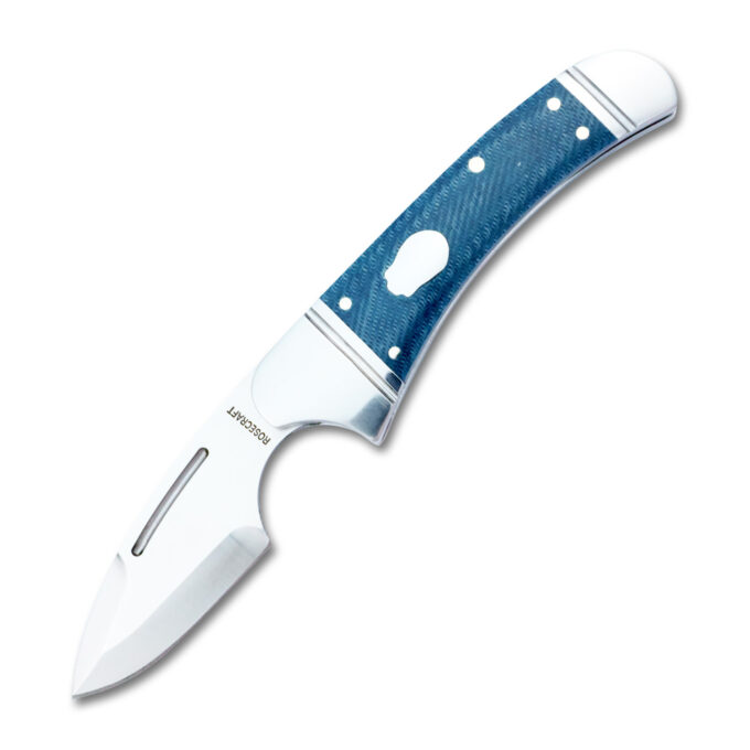 RoseCraft Blades Zambezi Blue Micarta RCT002-BM