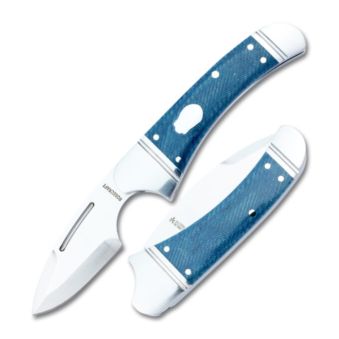 RoseCraft Blades Zambezi Blue Micarta RCT002-BM