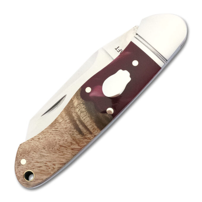 RoseCraft Blades Ocoee River Kayak Red Resin Burl RCT009-RW