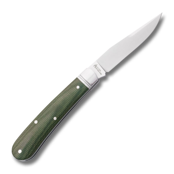 RoseCraft Blades Buffalo River Jack Green Micarta RCT030-DGM