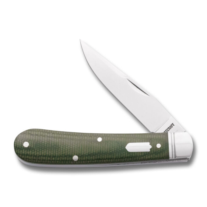 RoseCraft Blades Buffalo River Jack Green Micarta RCT030-DGM
