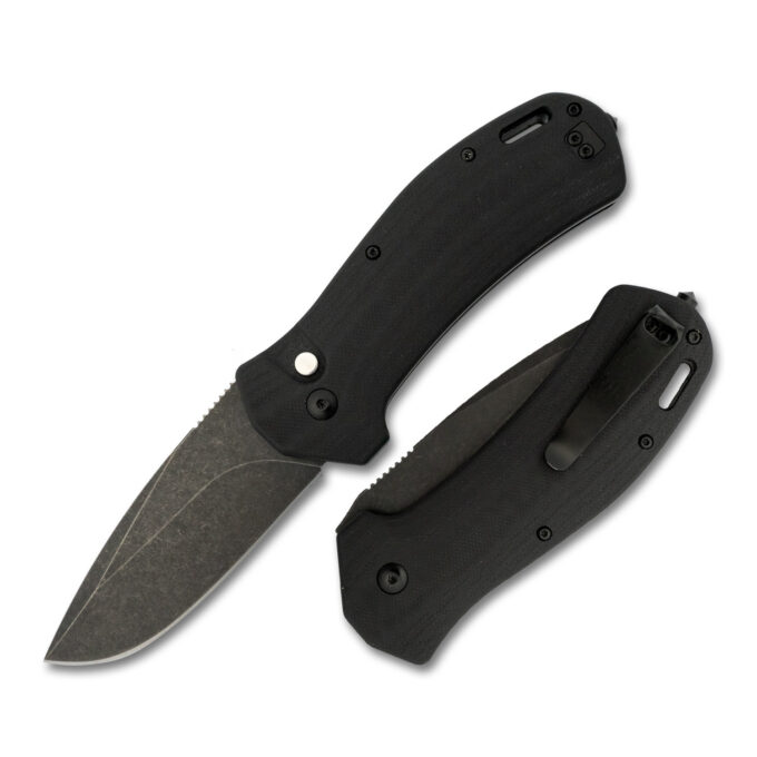 RoseCraft Blades MA-12 Button Lock Black RCM021-BK