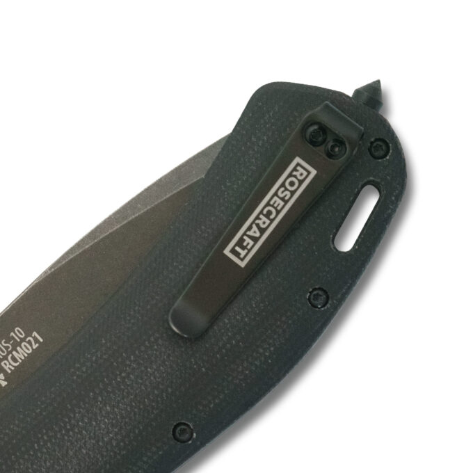 RoseCraft Blades MA-12 Button Lock Black RCM021-BK