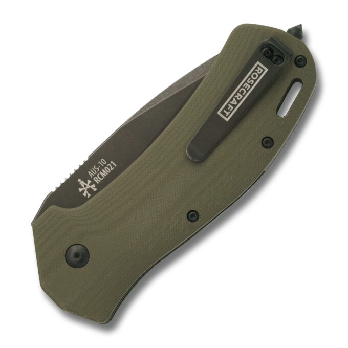 RoseCraft MA-12 Button Lock OD Green