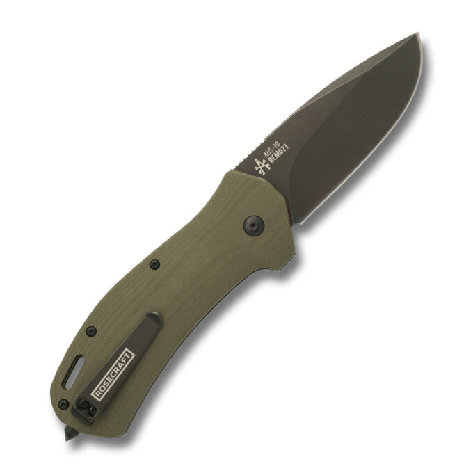 RoseCraft MA-12 Button Lock OD Green