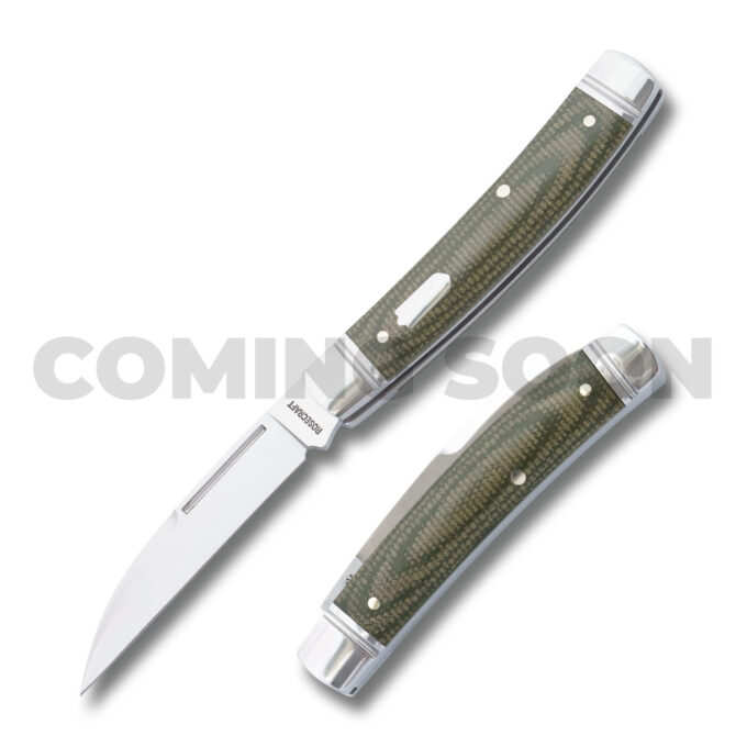 RoseCraft Blades Mud Creek Congress Green Micarta RCT028-LGM