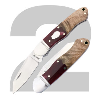 RCT009-RW-2ND RoseCraft Ocoee River Kayak Red Resin and Burl 2ND