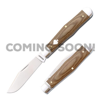 RoseCraft Cumberland River Coke Bottle Light Brown Micarta RCT026-LBM