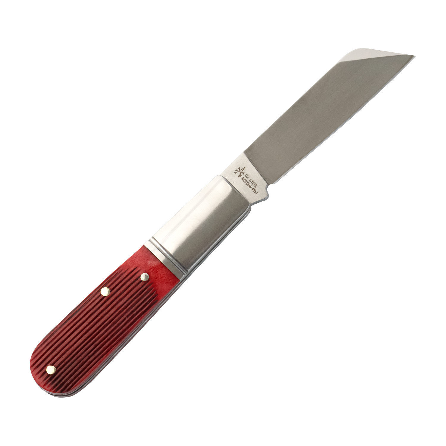 RoseCraft Blades Beaver Creek Barlow Red Barnboard Jigged Bone RCT006-RBJ