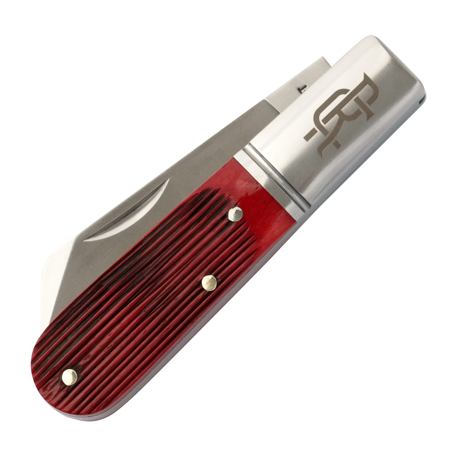 RoseCraft Blades Beaver Creek Barlow Red Barnboard Jigged Bone RCT006-RBJ