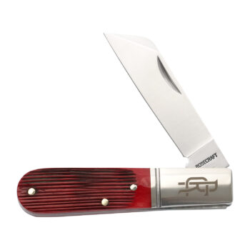 RoseCraft Blades Beaver Creek Barlow Red Barnboard Jigged Bone RCT006-RBJ