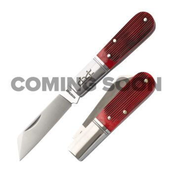 RoseCraft Blades Beaver Creek Barlow Red Barnboard Jigged Bone RCT006-RBJ