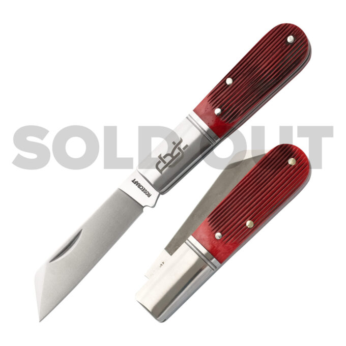 RoseCraft Beaver Creek Barlow Red Barnboard Jigged Bone RCT006-RBJ