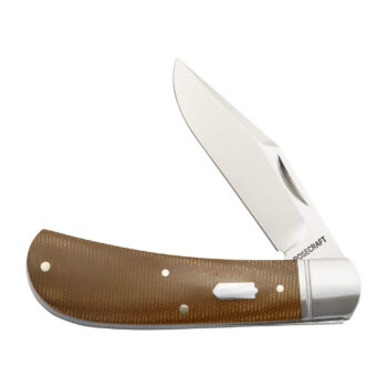 RoseCraft Hatchie River Jack Light Brown Micarta RCT033-LBM
