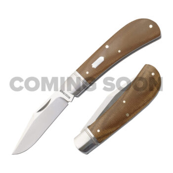 RoseCraft Hatchie River Jack Light Brown Micarta RCT033-LBM