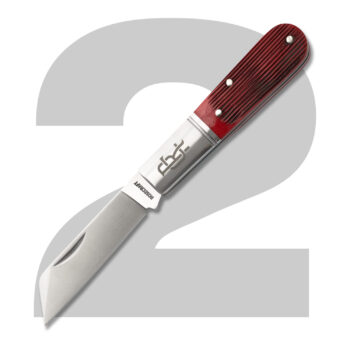 RoseCraft Beaver Creek Barlow Red Barnboard Jigged Bone 2nd