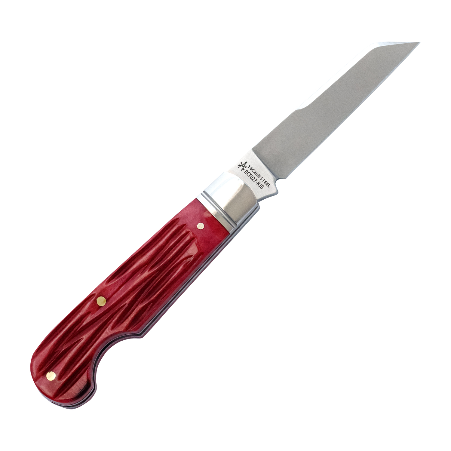RoseCraft Elk River Easy Open Jack Red Jigged Bone RCT027-RJB