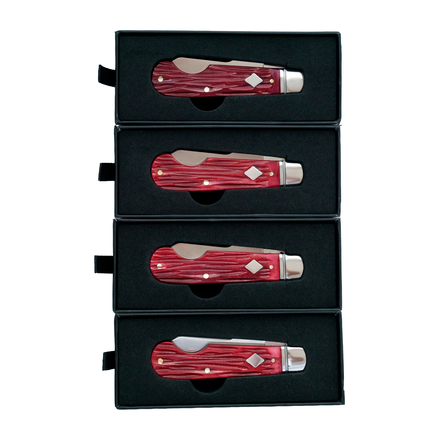 RoseCraft Elk River Easy Open Jack Red Jigged Bone RCT027-RJB