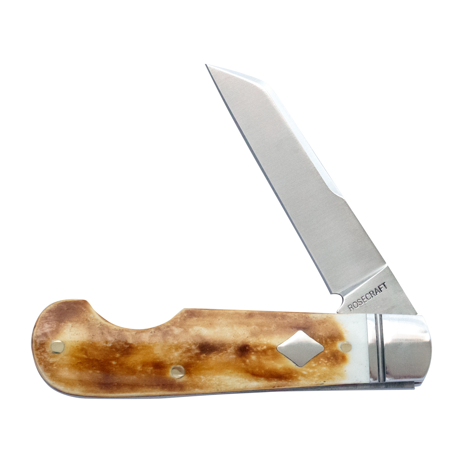 RoseCraft Elk River Easy Open Jack Toasted White Bone RCT027-TWB