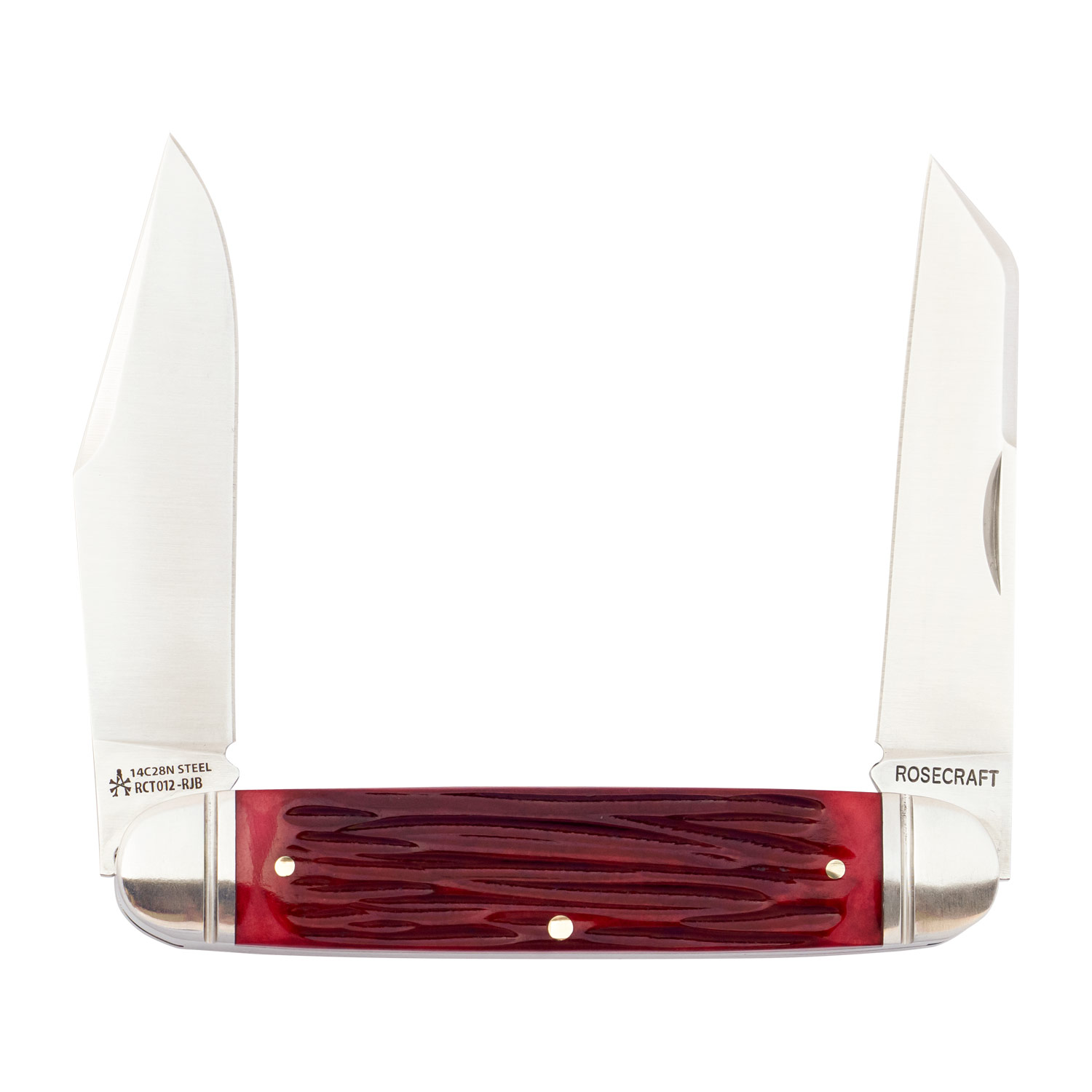 RoseCraft Briarpatch Jack Red Jigged Bone RCT012-RJB