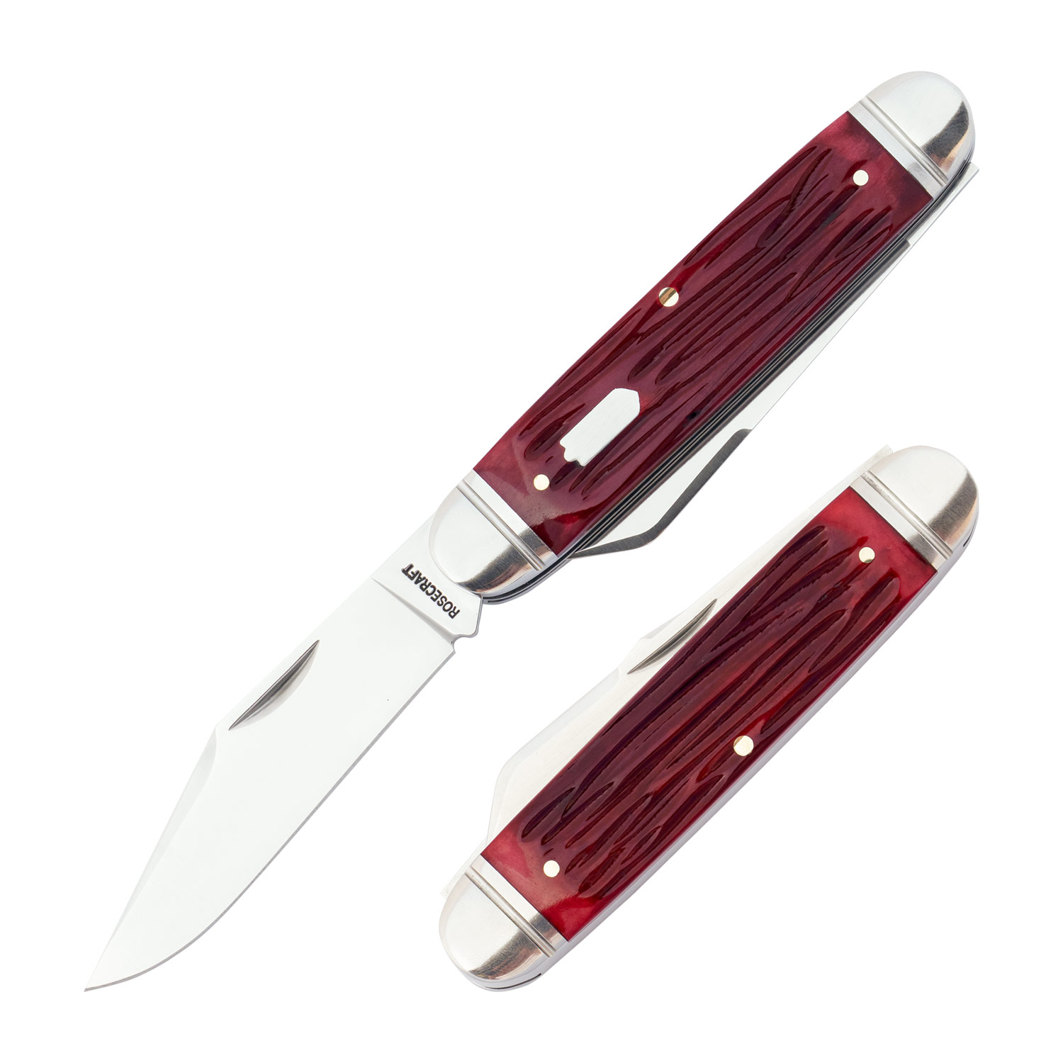 RoseCraft Briarpatch Jack Red Jigged Bone RCT012-RJB