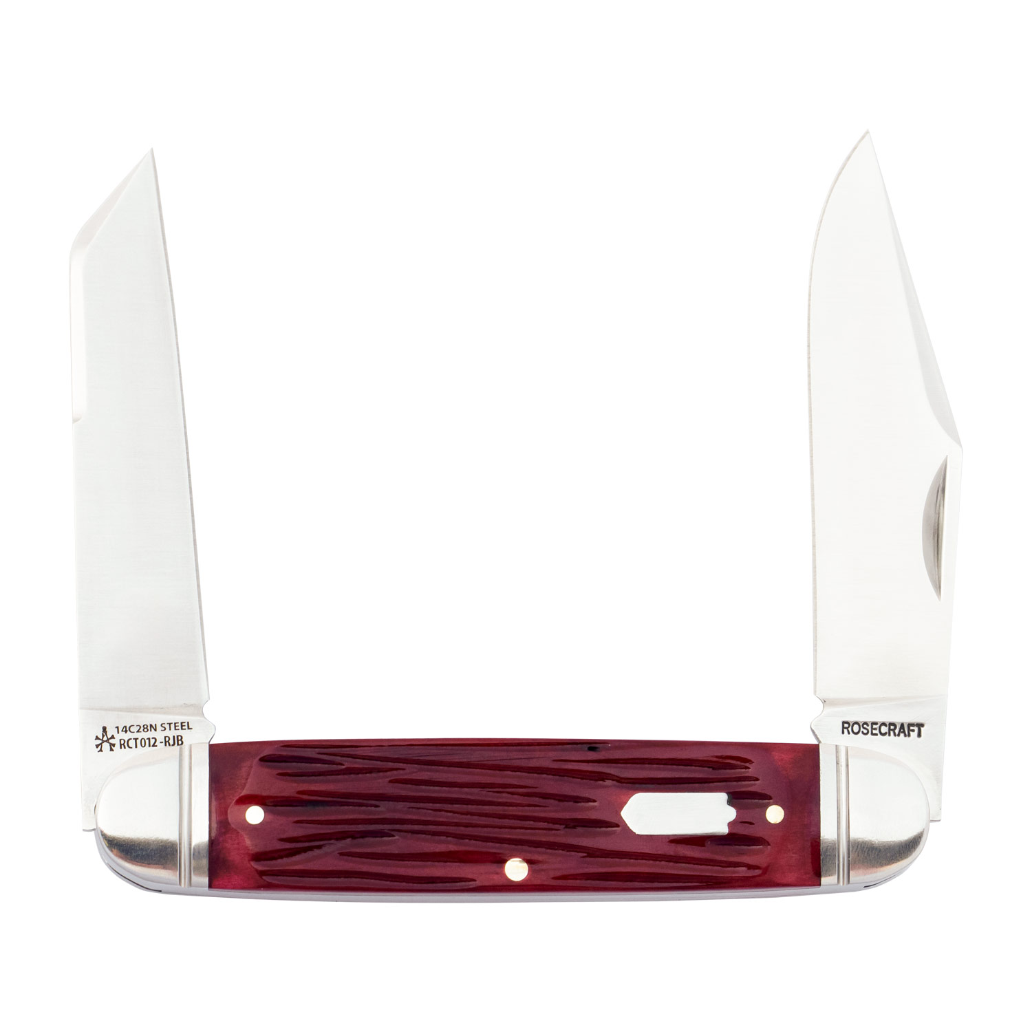 RoseCraft Briarpatch Jack Red Jigged Bone RCT012-RJB